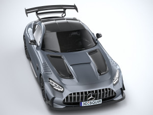 Mercedes-Benz AMG GT Black Series 2021 lowpoly 3D मॉडल