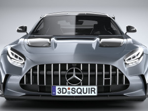 Mercedes-Benz AMG GT Black Series 2021 lowpoly 3D मॉडल