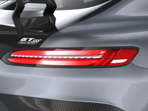 Mercedes-Benz AMG GT Black Series 2021 lowpoly 3D मॉडल