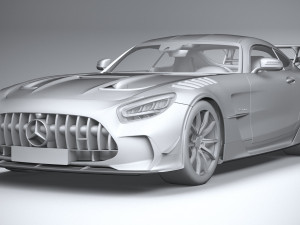 Mercedes-Benz AMG GT Black Series 2021 lowpoly 3D मॉडल