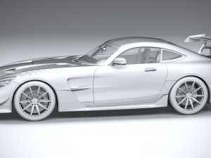 Mercedes-Benz AMG GT Black Series 2021 lowpoly 3D मॉडल