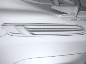 Mercedes-Benz AMG GT Black Series 2021 lowpoly 3D मॉडल