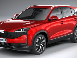 Qoros 7 2021 3D Model