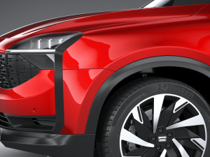 Qoros 7 2021 3D मॉडल