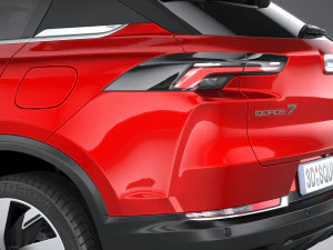 Qoros 7 2021 3D Model