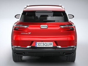 Qoros 7 2021 3D मॉडल