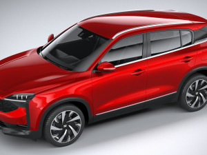 Qoros 7 2021 3D मॉडल