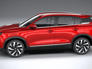 Qoros 7 2021 3D Model