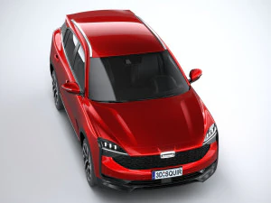 Qoros 7 2021 3D Model
