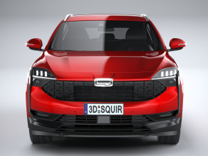 Qoros 7 2021 3D मॉडल