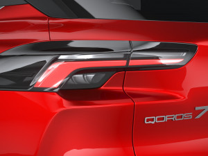 Qoros 7 2021 3D मॉडल