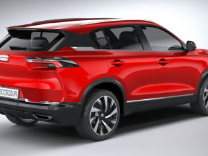 Qoros 7 2021 3D मॉडल