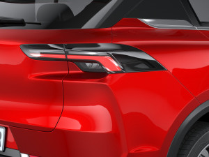 Qoros 7 2021 3D मॉडल