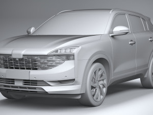 Qoros 7 2021 3D मॉडल
