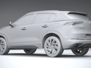 Qoros 7 2021 3D Model