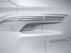 Qoros 7 2021 3D मॉडल