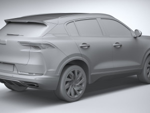Qoros 7 2021 3D मॉडल