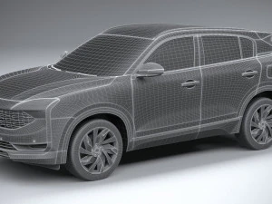 Qoros 7 2021 3D Model