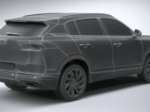 Qoros 7 2021 3D Model