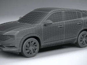 Qoros 7 2021 3D Model