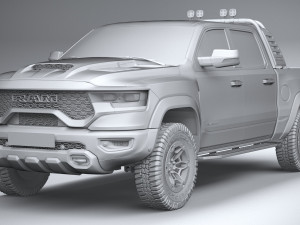 Ram 1500 TRX 2021 3D Model