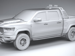 Ram 1500 TRX 2021 3D Model