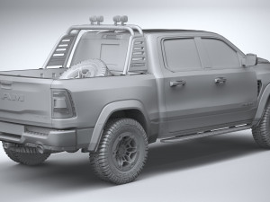 Ram 1500 TRX 2021 3D Model