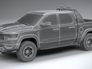 Ram 1500 TRX 2021 3D Model