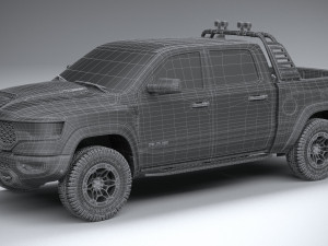 Ram 1500 TRX 2021 3D Model