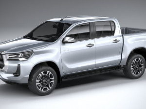 Toyota Hilux Double Cab 2021 3D Model