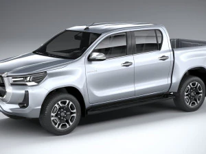 Toyota Hilux Cabine Dupla 2021 Modelo 3D