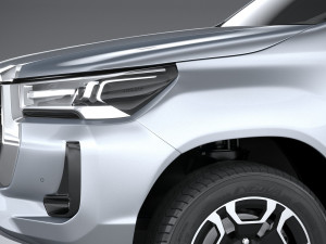 Toyota Hilux Double Cab 2021 3D 模型