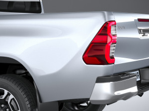 Toyota Hilux Double Cab 2021 3D 模型