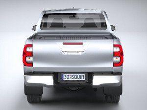 Toyota Hilux Double Cab 2021 3D 模型