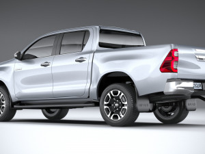 Toyota Hilux Double Cab 2021 3D 模型