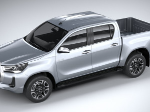 Toyota Hilux Double Cab 2021 3D 模型