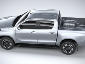 Toyota Hilux Double Cab 2021 3D 模型