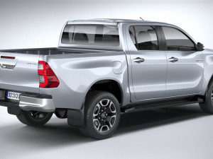 Toyota Hilux Double Cab 2021 3D 模型