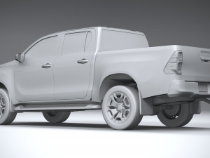 Toyota Hilux Double Cab 2021 3D 模型