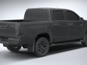 Toyota Hilux Double Cab 2021 3D 模型