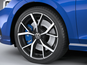 Volkswagen Golf R 2022 3D Model