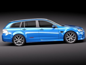 Holden VE II Commodore Sportwagon SSV 2011 3D Model