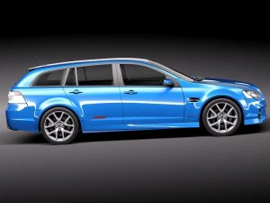 Holden VE II Commodore Sportwagon SSV 2011 3D Model