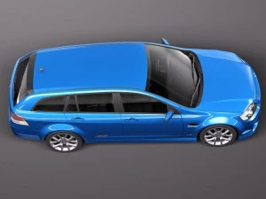 Holden VE II Commodore Sportwagon SSV 2011 3D Model