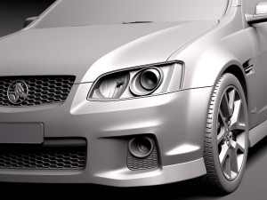 Holden VE II Commodore Sportwagon SSV 2011 3D Model