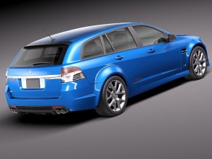 Holden VE II Commodore Sportwagon SSV 2011 3D Model