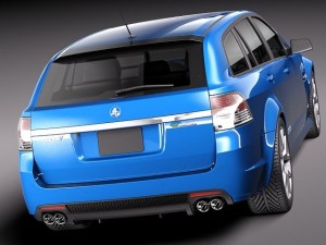 Holden VE II Commodore Sportwagon SSV 2011 3D Model