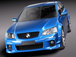 Holden VE II Commodore Sportwagon SSV 2011 3D Model