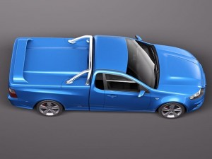 FG Falcon XR8 Ute 2011 3D Модель