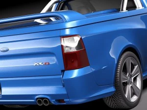 FG Falcon XR8 Ute 2011 3D Model